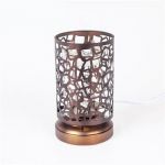 ICE CUBE BRONZE METAL TOUCH CONTROL OIL LAMP TE-87