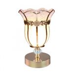 Metal Gold Rose Glass Shape Touch control Oil warm